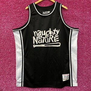 Headgear Black Naughty By Nature Basketball Jersey size 5Xl